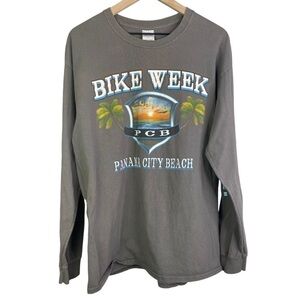 Gildan Panama City Beach Bike Week Long Sleeve T-shirt